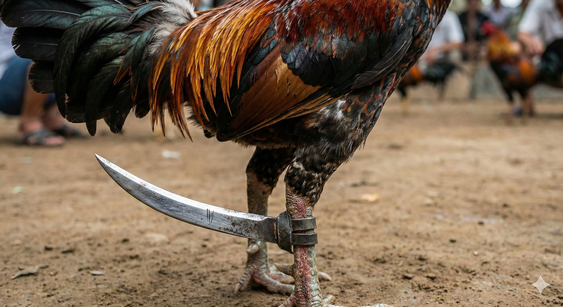 Chiến kê đá gà cựa sắt dũng mãnh