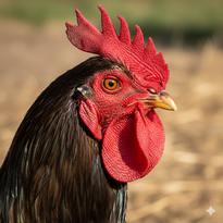 Chiến kê sau khi được cắt tai gà chọi trông uy dũng và bản lĩnh hơn trên đấu trường